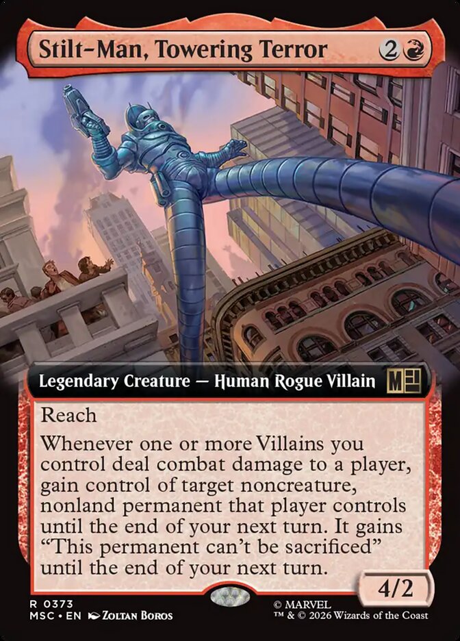 Stilt-Man, Towering Terror (Extended Art)