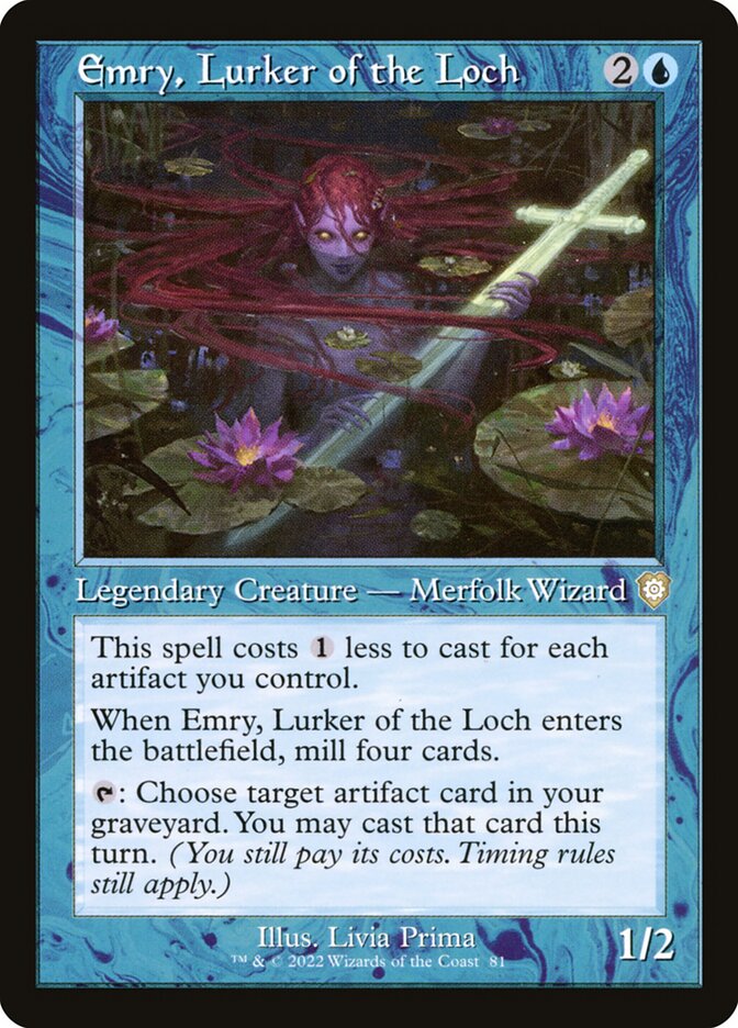 Emry, Lurker of the Loch (Retro Frame)