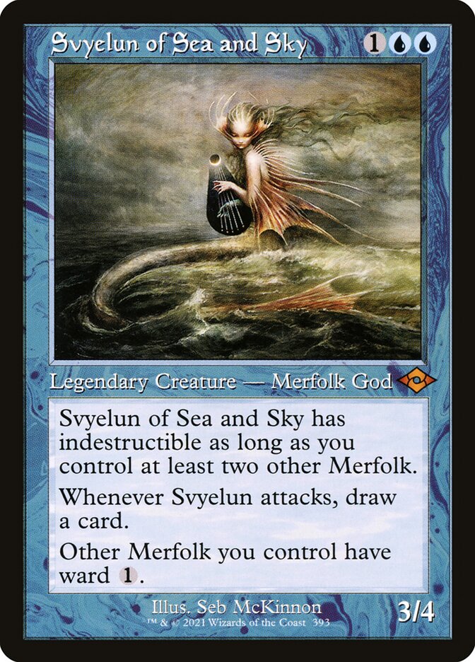 Svyelun of Sea and Sky (Retro Frame)