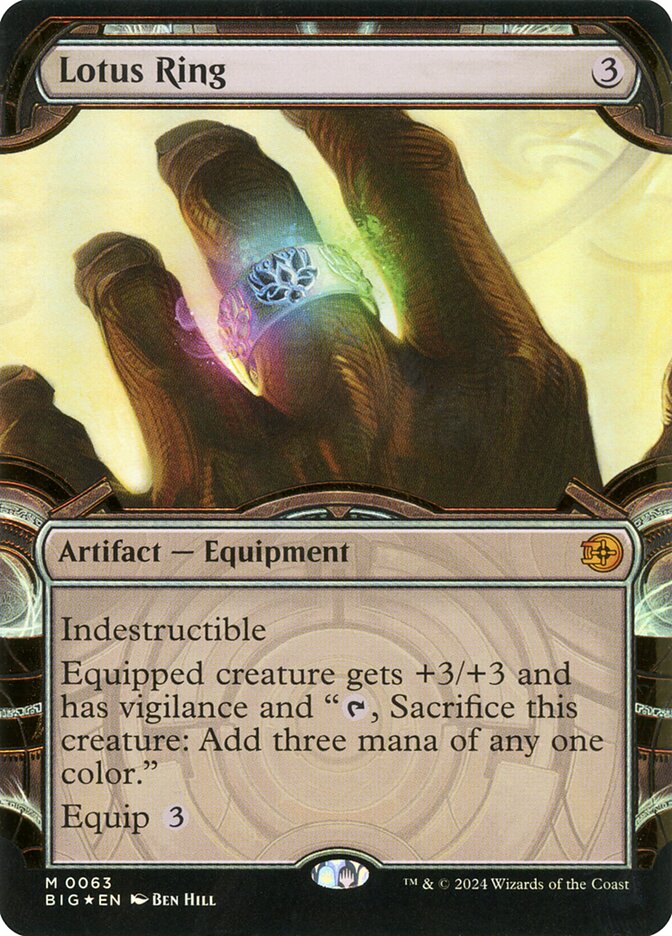 Lotus Ring (Showcase) (Raised Foil)