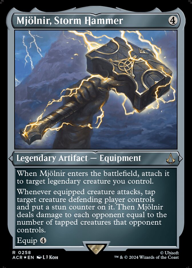 Mjolnir, Storm Hammer (Foil Etched)