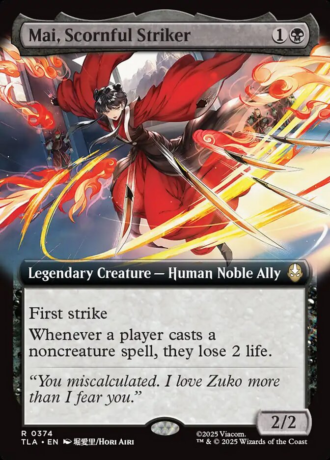 Mai, Scornful Striker (Extended Art)