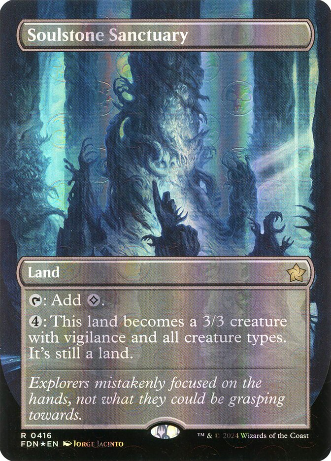 Soulstone Sanctuary (Borderless) (Mana Foil)