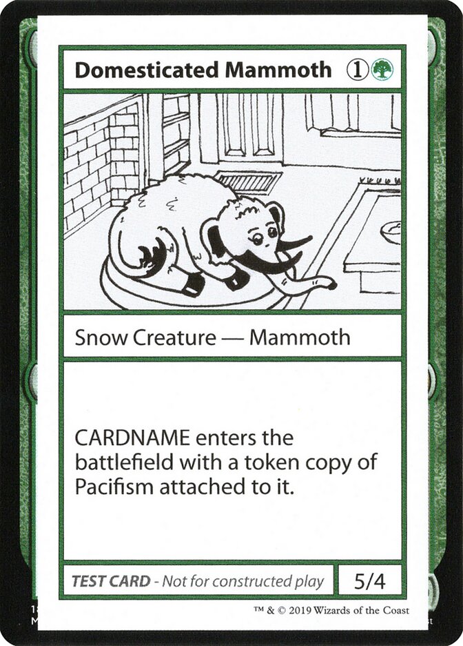 Domesticated Mammoth (No PW Symbol)