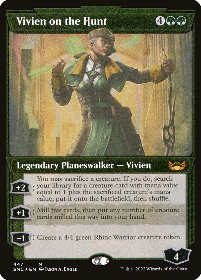 Vivien on the Hunt (Showcase) (Foil Etched)