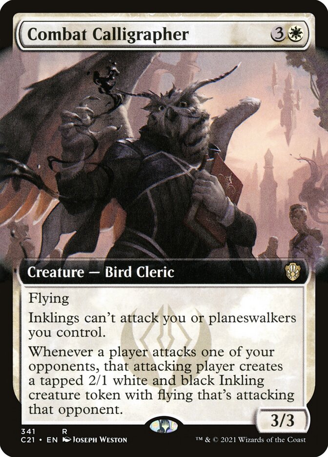 Combat Calligrapher (Extended Art)
