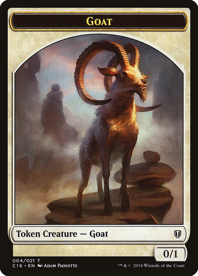 Goat // Thopter Double-Sided Token