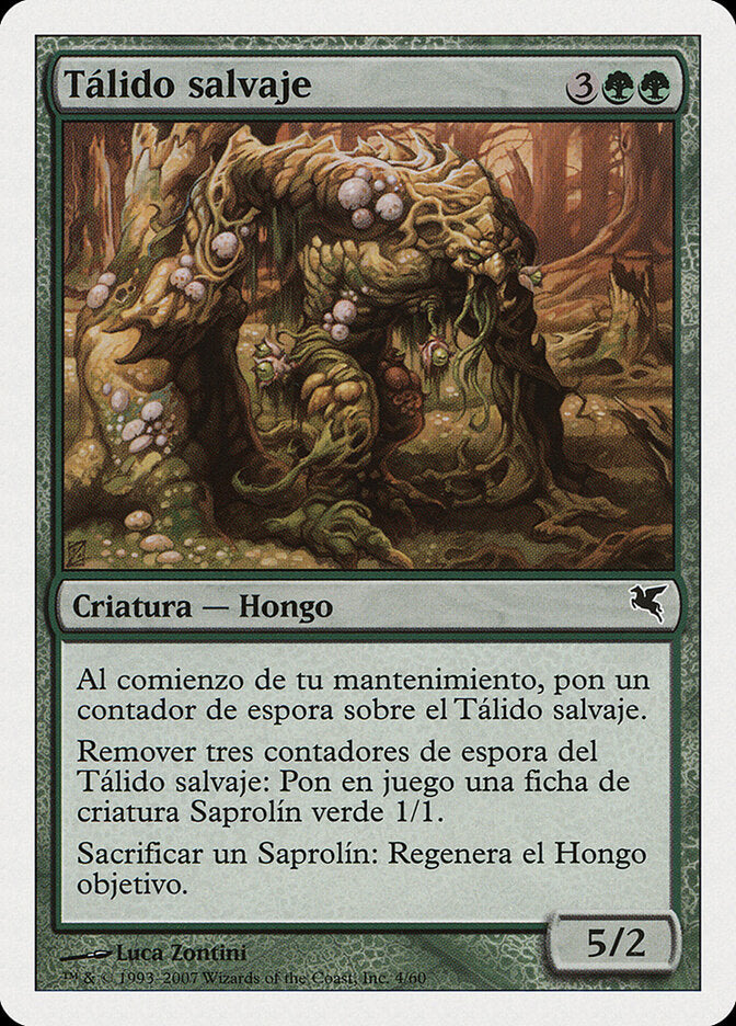 Savage Thallid (Spanish) - "Talido salvaje" (J4)