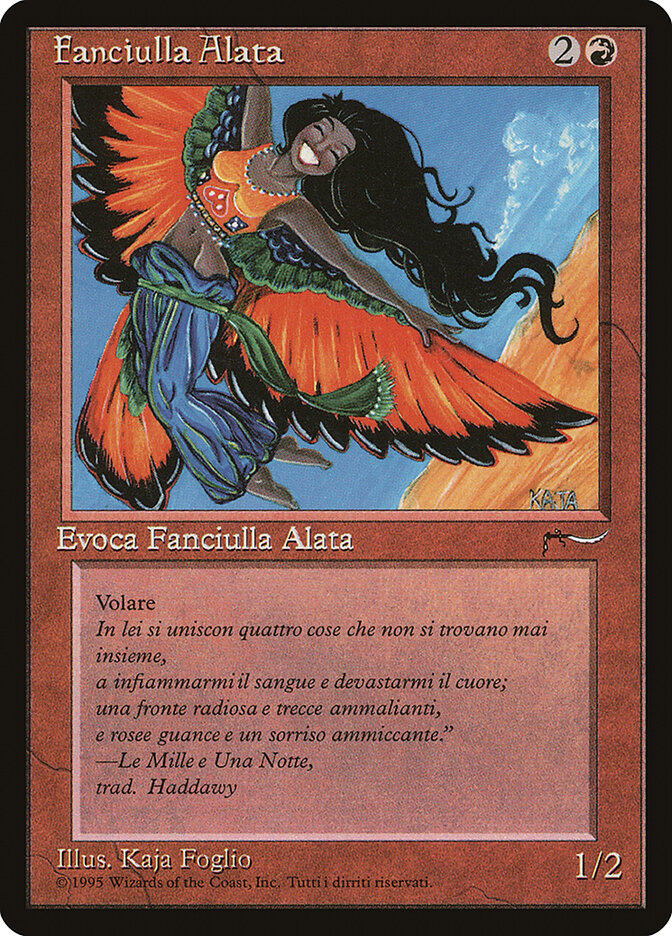 Bird Maiden (Italian) - "Fanciulla Alata"