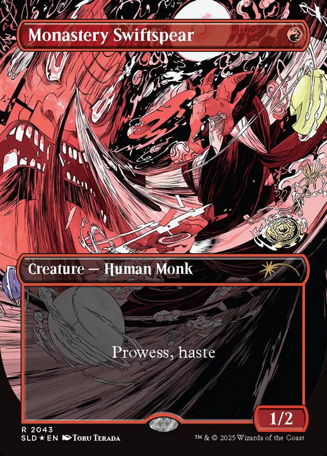 Monastery Swiftspear (2043) (Raised Foil)