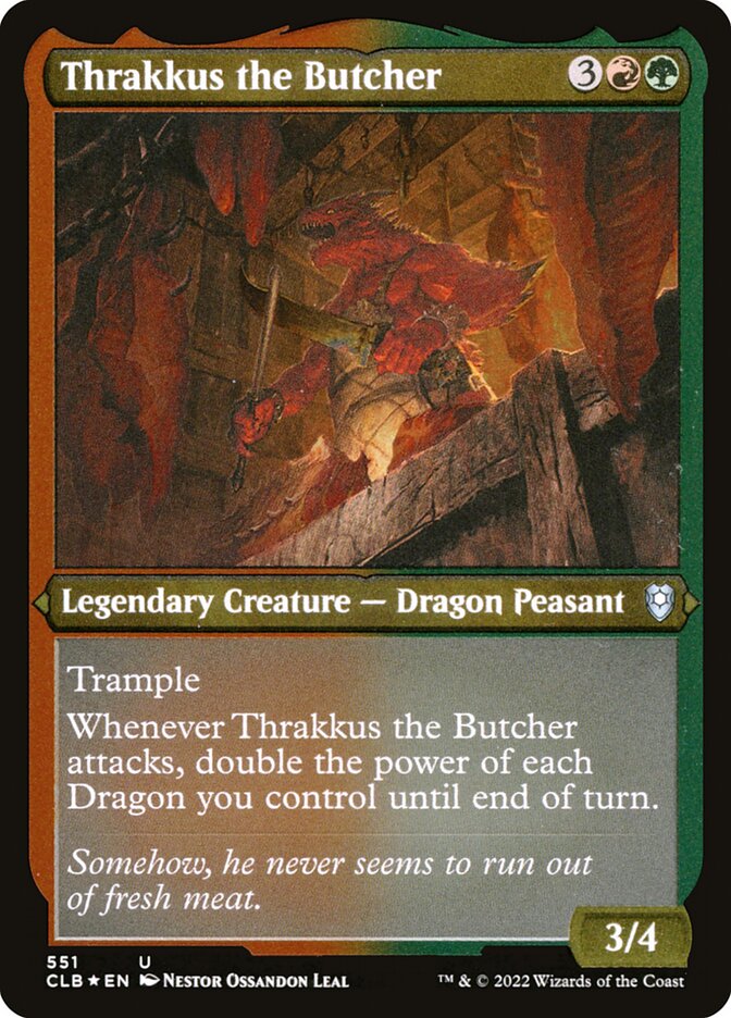 Thrakkus the Butcher (Foil Etched)