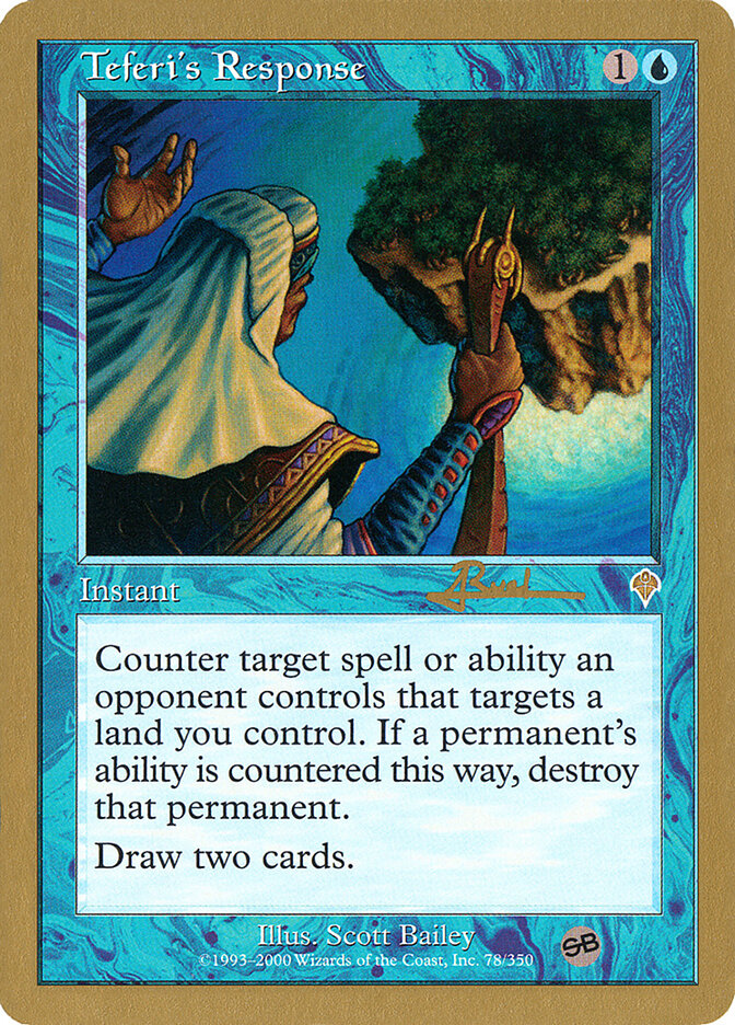 Teferi's Response - 2001 Antoine Ruel (INV) (SB)