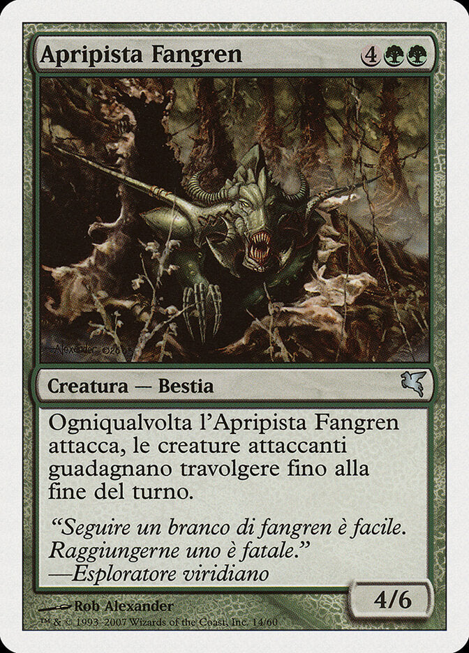 Fangren Pathcutter (Italian) - "Apripista Fangren" (K14)