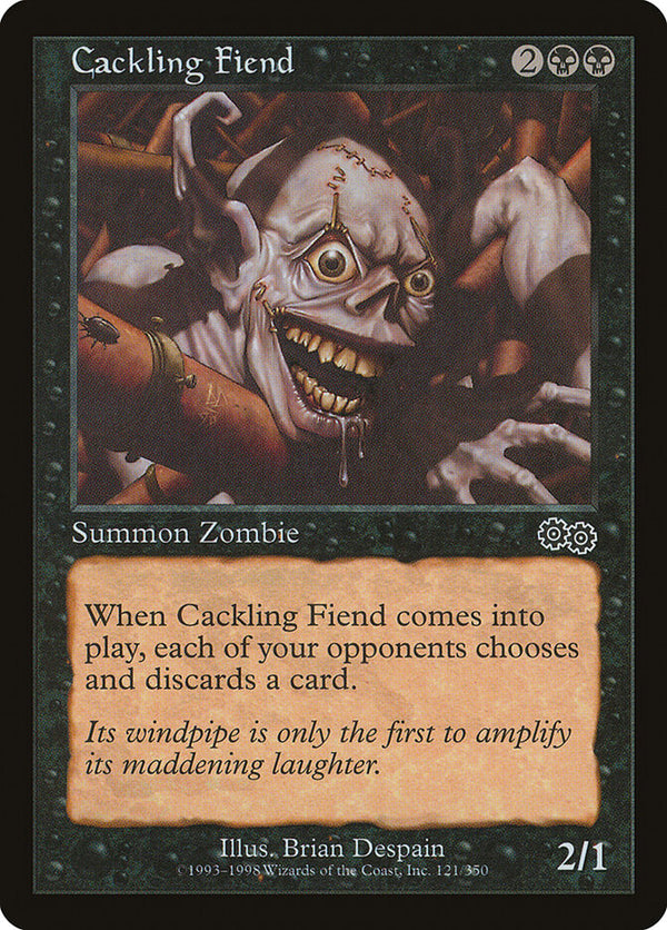 Cackling Fiend - Magic: The Gathering