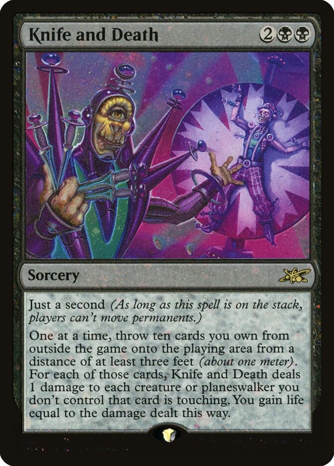 Knife and Death (Galaxy Foil)
