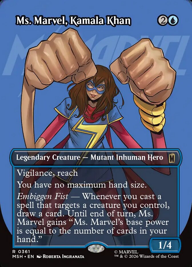 Ms. Marvel, Kamala Khan (Borderless)