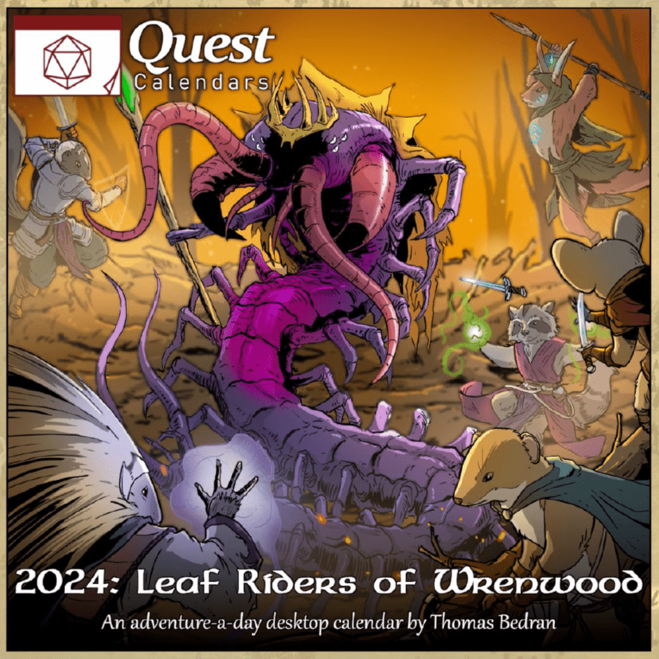 Quest Calendar: Leaf Riders of Wrenwood