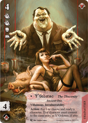Call of Cthulhu: The Card Game – Alternate Art Y'Golonac
