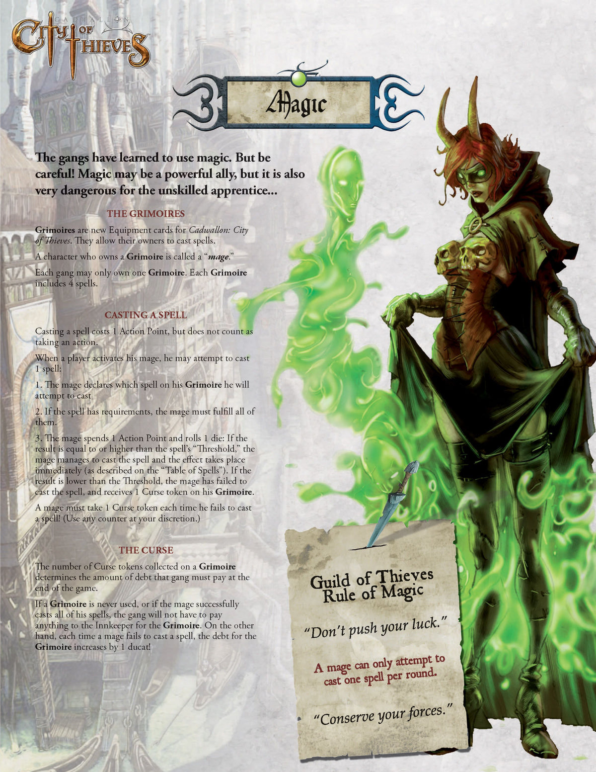 Cadwallon: City of Thieves – Magic