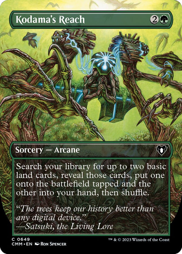 Kodama's Reach (Borderless) (CMM 649) - Magic: The Gathering