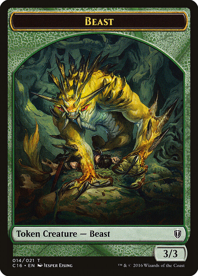 Beast // Ogre Double-Sided Token