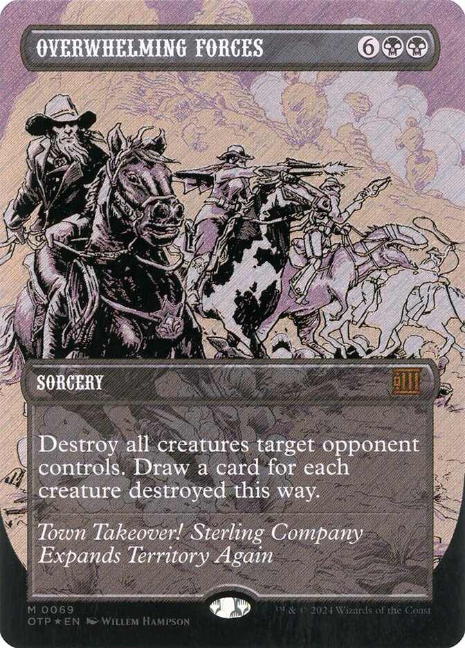 Overwhelming Forces (Textured Foil)