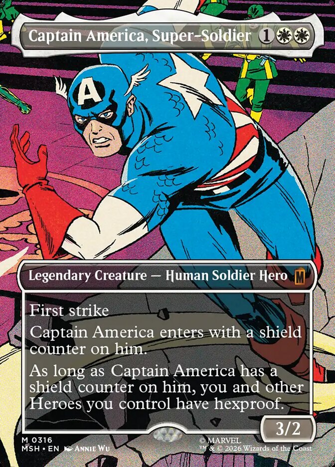 Captain America, Super-Soldier (Borderless) (0316)