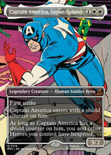 Captain America, Super-Soldier (Borderless) (0316) - Magic: The Gathering