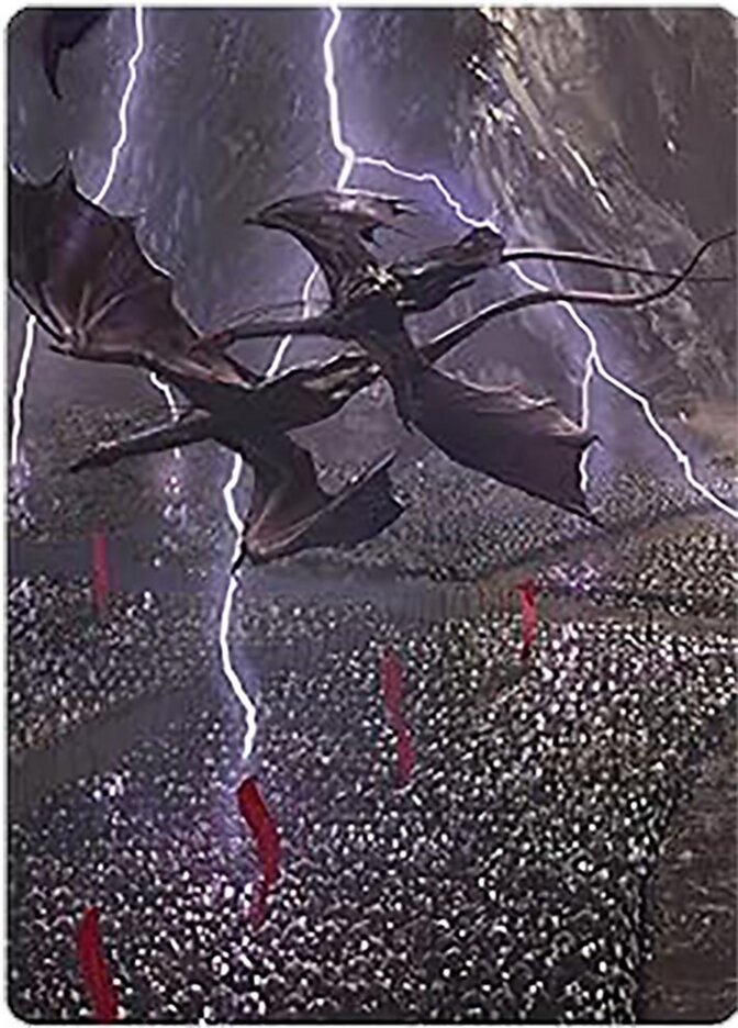 Mordor on the March Art Card
