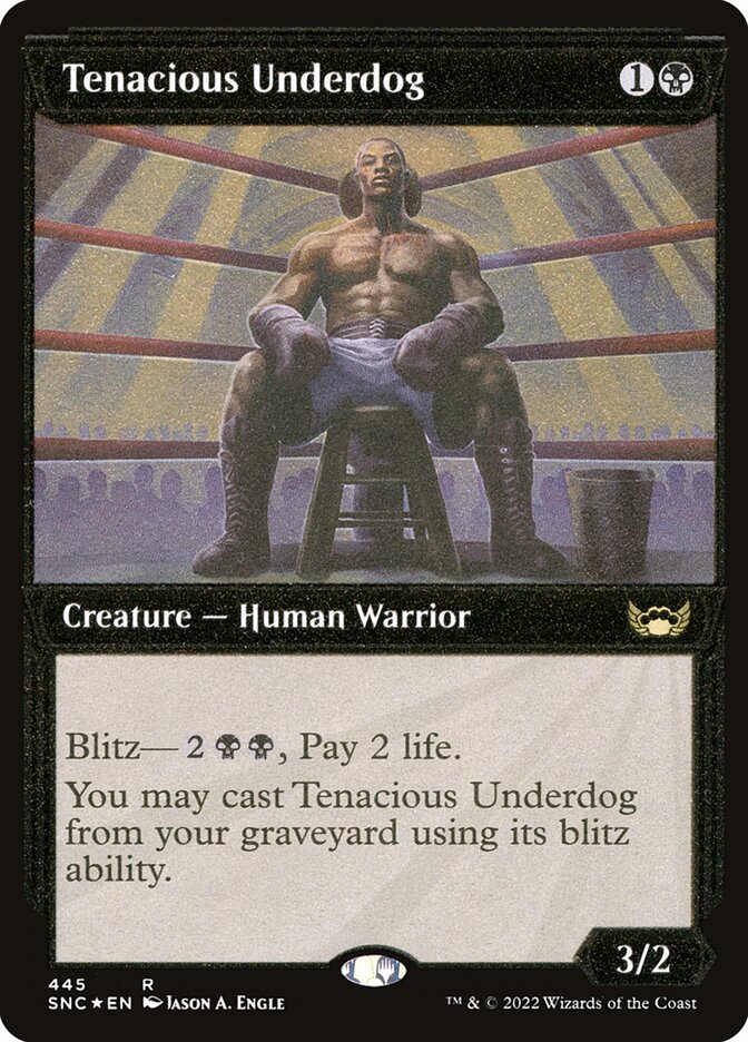 Tenacious Underdog (Showcase) (Foil Etched)