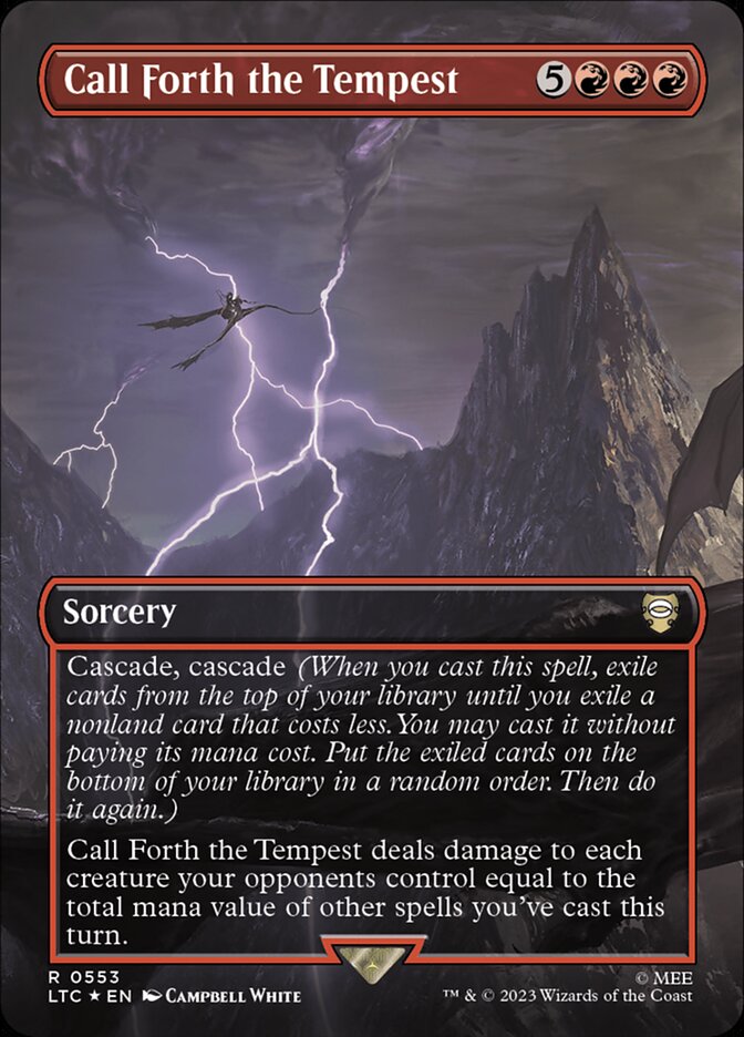 Call Forth the Tempest (Borderless) (Surge Foil)