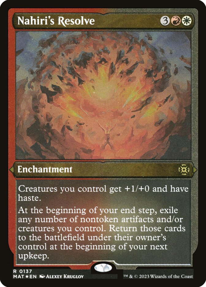 Nahiri's Resolve (Foil Etched)
