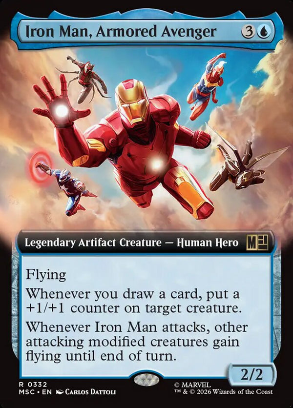 Iron Man, Armored Avenger (Extended Art) - Magic: The Gathering