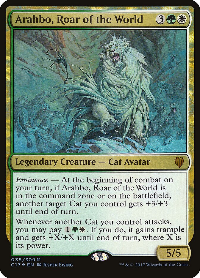 Arahbo, Roar of the World (Commander 2017)