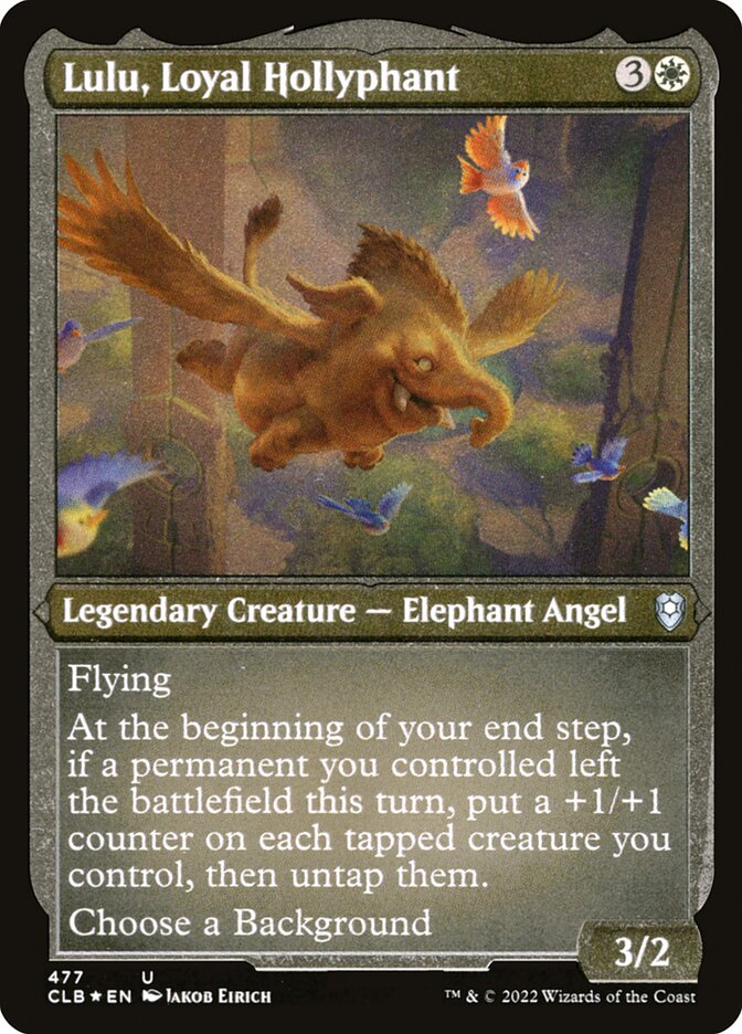 Lulu, Loyal Hollyphant (Foil Etched)