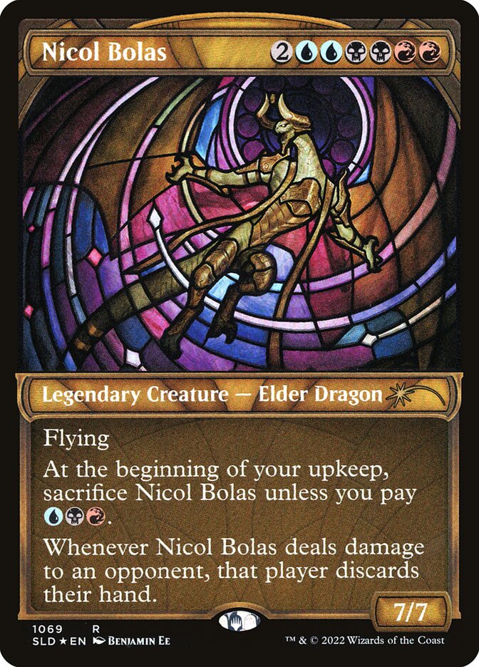 Nicol Bolas (Stained Glass) (Textured Foil)
