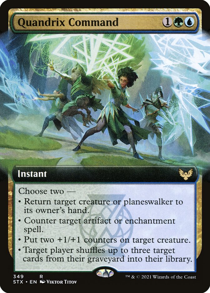 Quandrix Command (Extended Art)