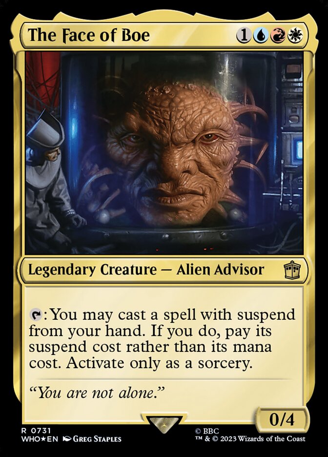 The Face of Boe (Surge Foil)