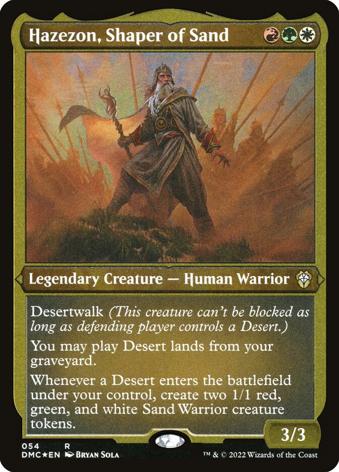 Hazezon, Shaper of Sand (Foil Etched)