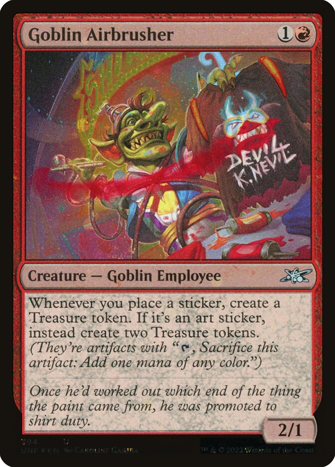 Goblin Airbrusher (Galaxy Foil)