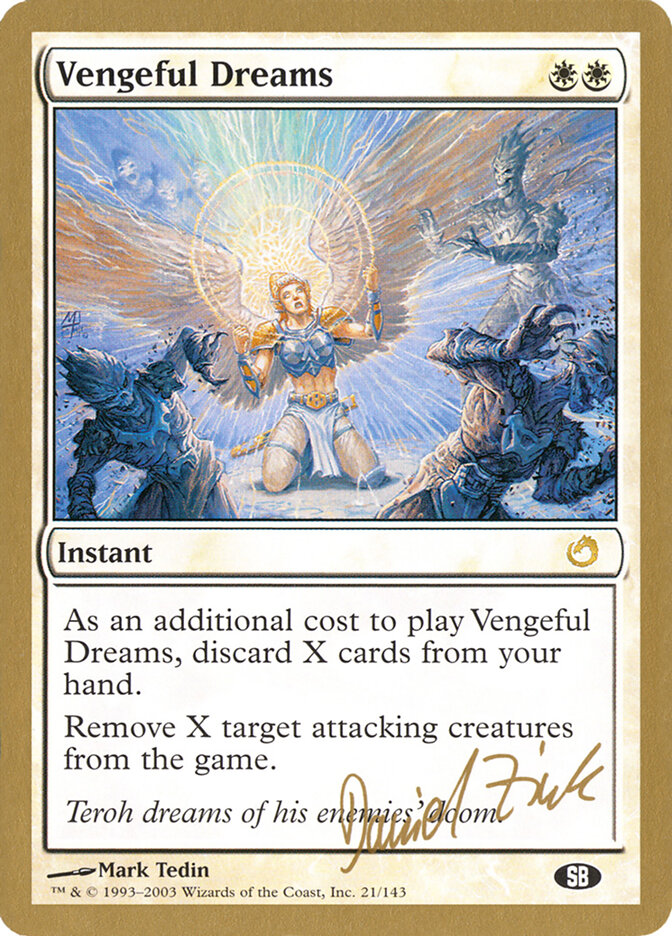 Vengeful Dreams - 2003 Daniel Zink (TOR) (SB)