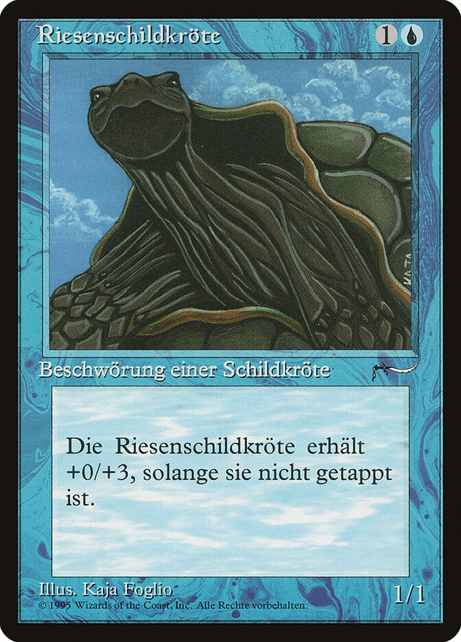 Giant Tortoise (German) - "Riesenschildkrote"