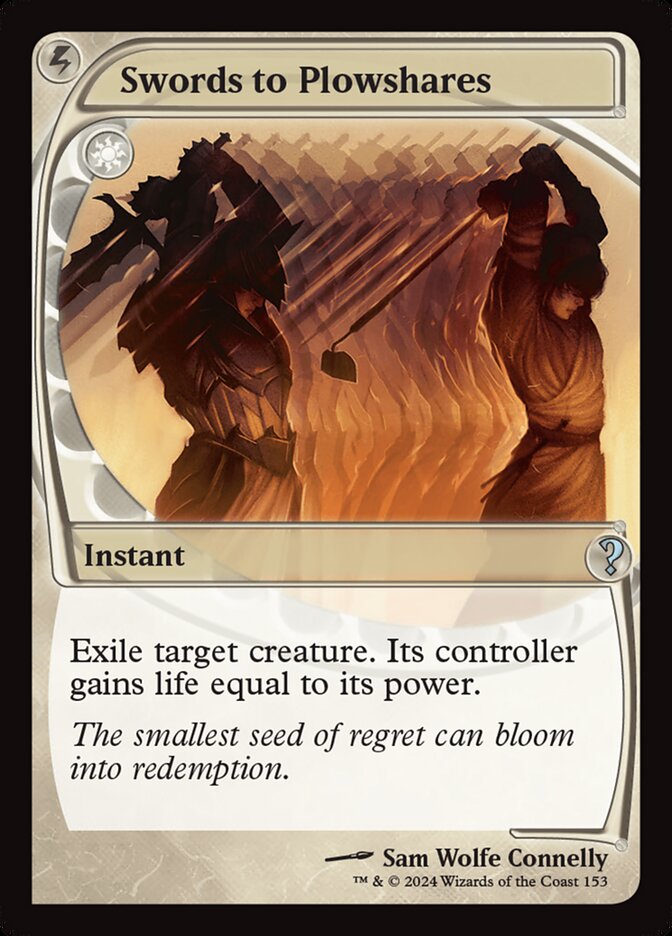 Swords to Plowshares (Future Sight)