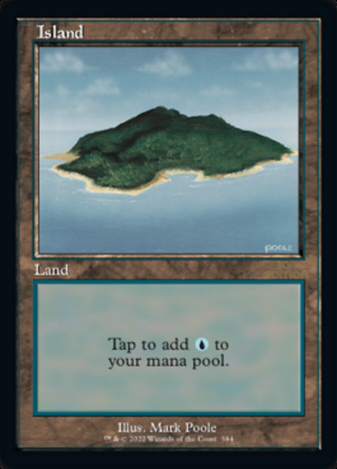 Island (584) (Retro Frame)