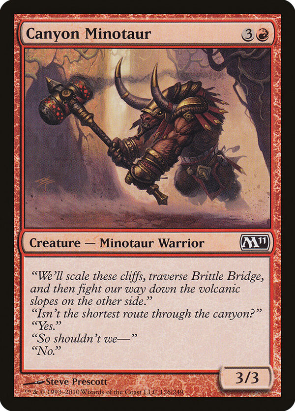 Canyon Minotaur - Magic: The Gathering