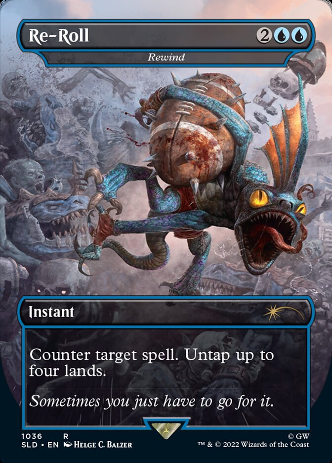 Re-Roll - Rewind (Borderless)