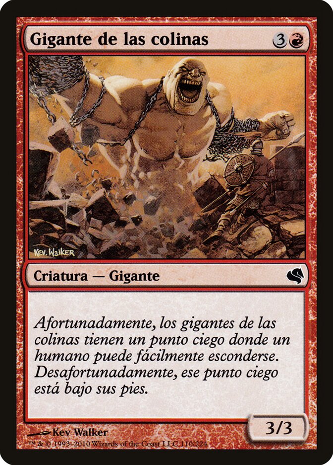 Hill Giant (Spanish) - "Gigante de las colinas"