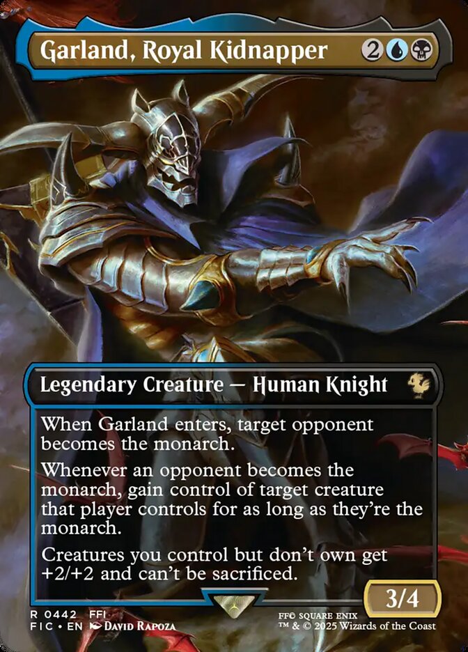 Garland, Royal Kidnapper (Borderless)