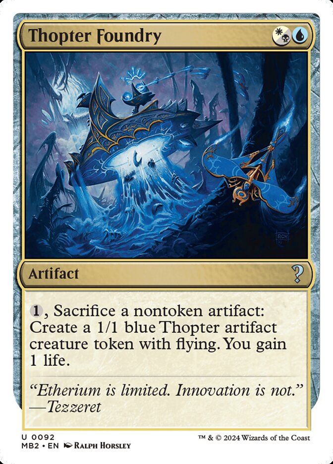 Thopter Foundry (White Border)