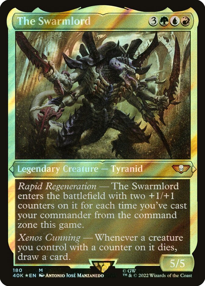 The Swarmlord (Display Commander) (Surge Foil) - Thick Stock